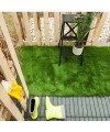 Sztuczna trawa Bali na balkon i taras - 4 m szerokości, wysokość runa 20 mm - dywaneo.pl