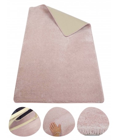 Dywan Jednobarwny Gruby Gęsty Do Salonu Pudrowy Amazing