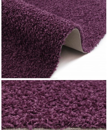 4m Wykładzina Dywanowa Shaggy Tampa Fioletowa