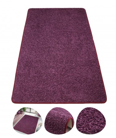 Dywan Shaggy Włochaty Do salonu Szary Czarny Tampa