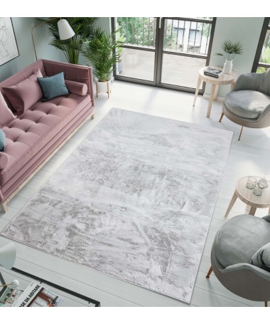 Dywan Bella New Rabbit Królicze Futerko Srebrny