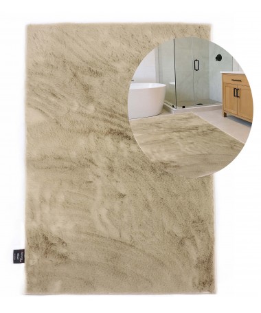 Dywanik Łazienkowy Rabbit Antypoślizgowy Beżowy