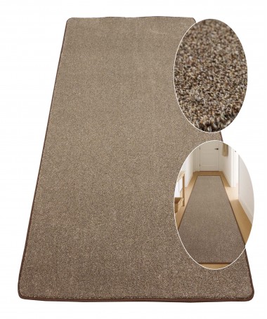 Chodnik Gruby Gęsty Beżowy Melanż 100x170 cm