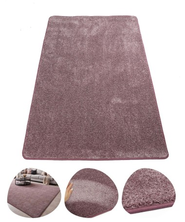 Dywan Poliestrowy Miękki Gęsty Do Salonu Mauve Residence