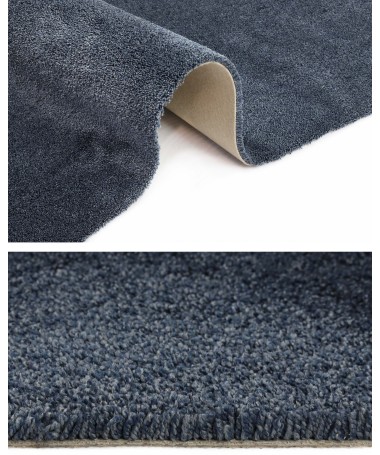 4m Wykładzina Dywanowa Miękka Poliestrowa Navy Eternity