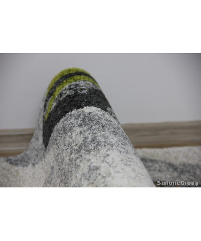 Nowoczesny dywan szary New Look 25207059 - geometryczny wzór - dywaneo.pl