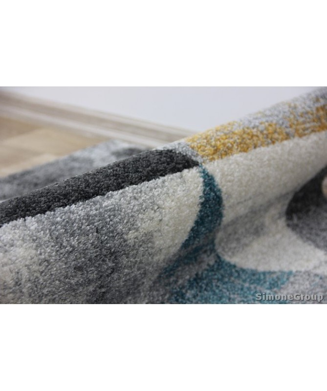 Nowoczesny dywan szary New Look 25215059 - geometryczny wzór - dywaneo.pl