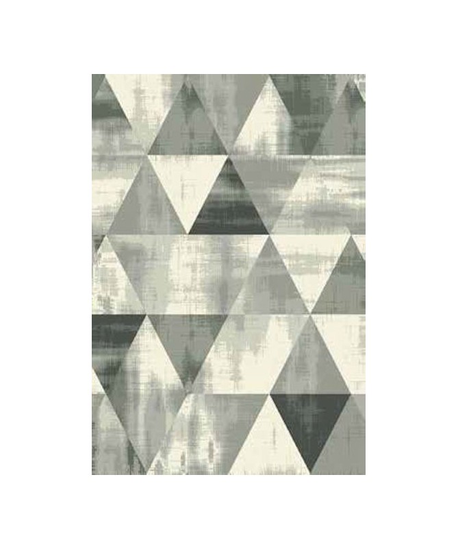 Nowoczesny dywan szary New Look 25215659 - geometryczny wzór - dywaneo.pl