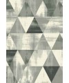 Nowoczesny dywan szary New Look 25215659 - geometryczny wzór - dywaneo.pl