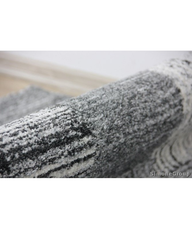 Nowoczesny dywan szary New Look 25218659 - geometryczny wzór - dywaneo.pl