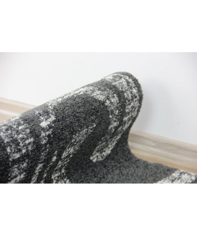 Nowoczesny dywan szary New Look 25205799 - geometryczny wzór - dywaneo.pl