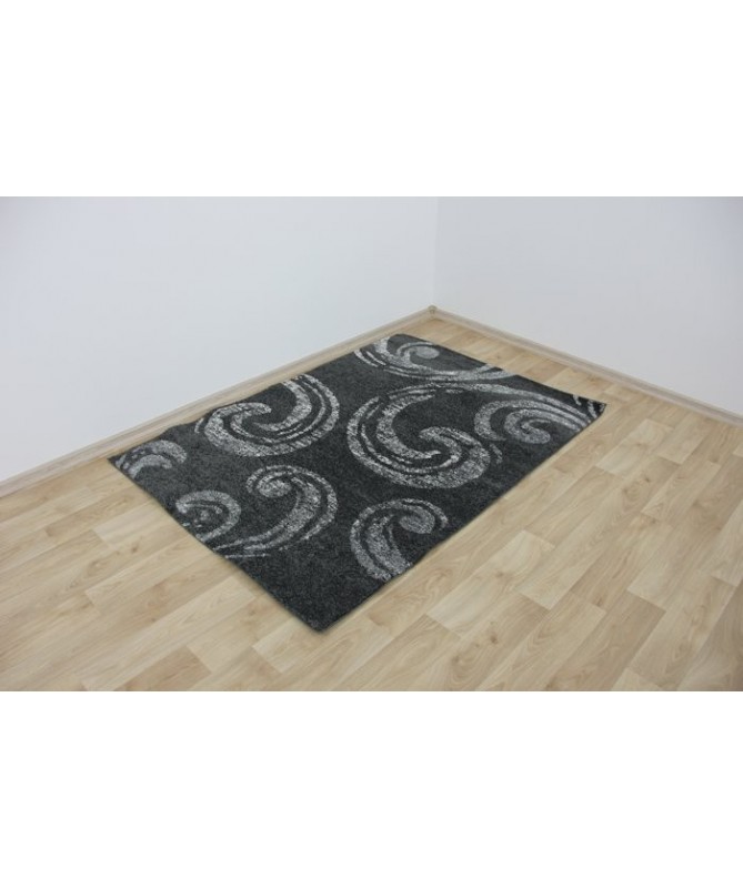 Nowoczesny dywan szary New Look 25205799 - geometryczny wzór - dywaneo.pl