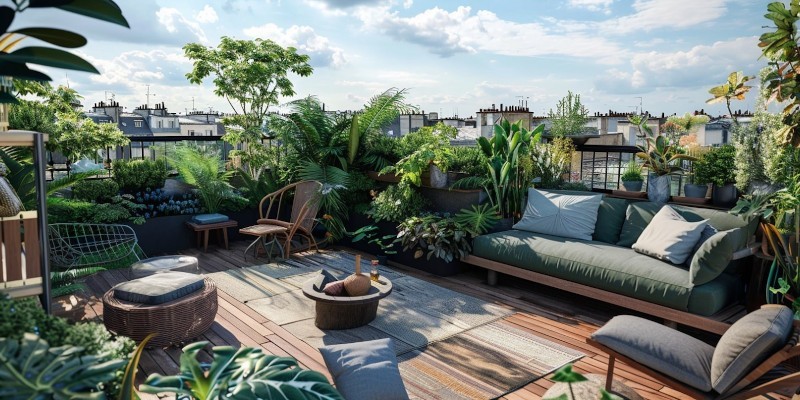 Aranżacja tarasu na dachu – co wybrać na podłogę?