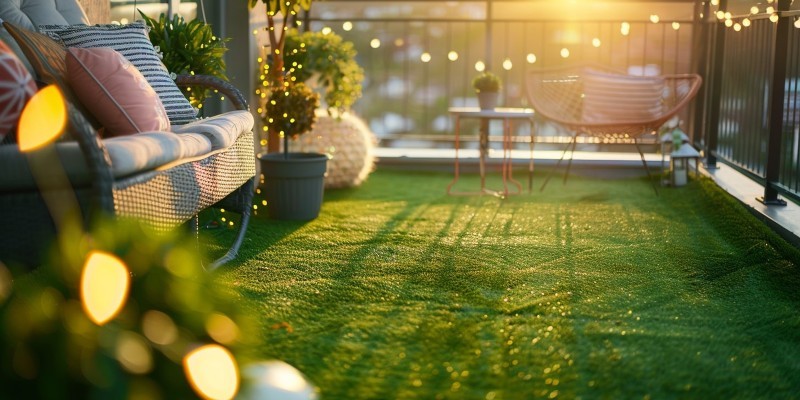 Czy sztuczna trawa jest dobra na taras lub balkon? Odkryj jej zalety!