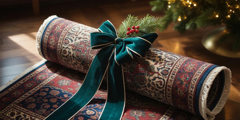 Jak zapakować dywan na prezent?